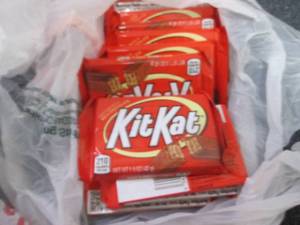 12- 1.5 oz Kit Kats...