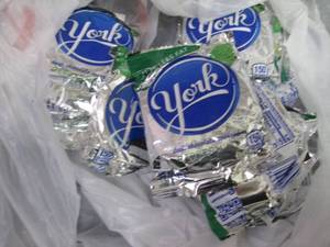 12- 1.4 oz York Peppermint Patties...