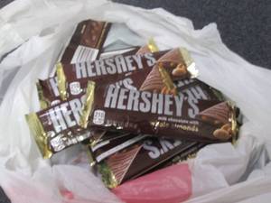 12- 1.45 oz Hersheys Bars...