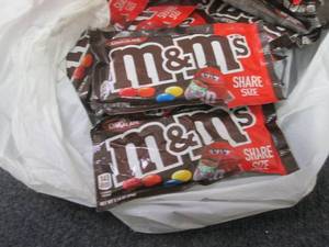 12- 3.14oz  M&Ms...