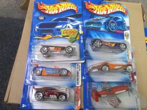 6 Assorted Hot Wheels Vehicles...