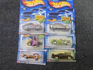 6 Assorted Hot Wheels Vehicles...