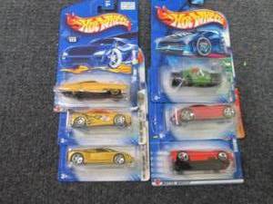 6 Assorted Hot Wheels Vehicles...