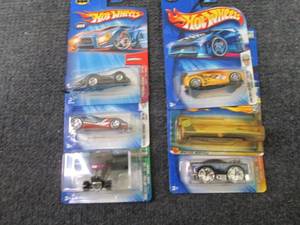 6 Assorted Hot Wheels Vehicles...