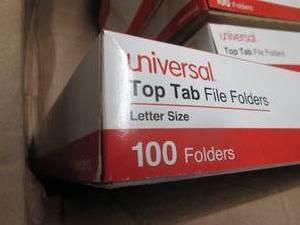 4 Universal Top Tab File Folders, 1...