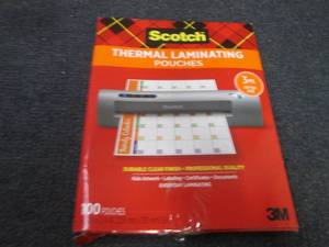 3m Laminating Pouches, 3 mil, 9 x ...