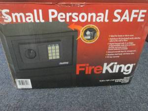 Fire King Personal Safe, 12-14x7-3...