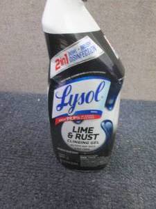 9- 24 oz Lysol Lime & Rust Clinging...