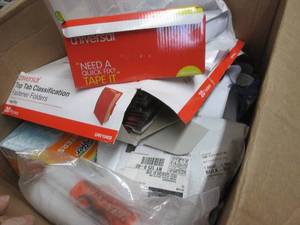 Box of Assorted Office Supplies...