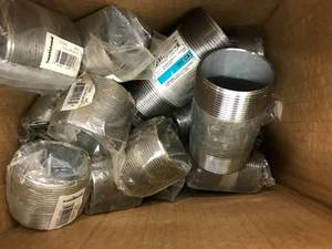 lot 68 image: GALVENIZED PLUMBING FITTINGS