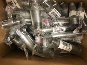 lot 77 image: GALVENIZED PLUMBING FITTINGS