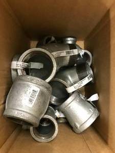 lot 84 image: GALVENIZED PLUMBING FITTINGS