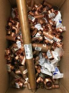 lot 89 image: COPPER PLUMBING FITTINGS