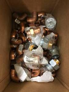 lot 90 image: COPPER PLUMBING FITTINGS