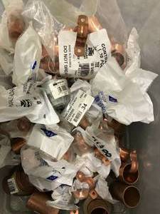 lot 92 image: COPPER PLUMBING FITTINGS