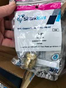 lot 95 image: SHARKBITE PLUMBING FITTINGS