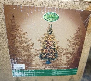 Seasonal Holiday Fiber-Optic Christmas Tree 6.5ft. Enchanted Forest with Lighted Base