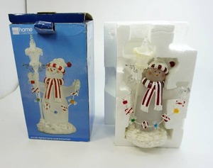 Seasonal Christmas DeCor JCPenney Home Collection Acrylic Lighted Lamp Post Snowman...