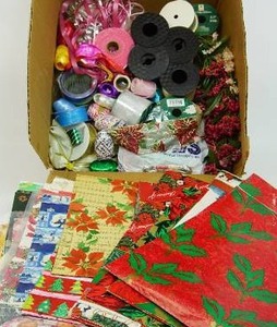 Seasonal Holiday Christmas Ribbon Bows Wrap...