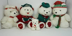 Seasonal Holiday Christmas Plush Bear Daytons 1992 Collectible Decor...