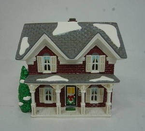 lot 65 image: Department 56 The Original Snow Village Collection Farm House #56.54916 Year 1997