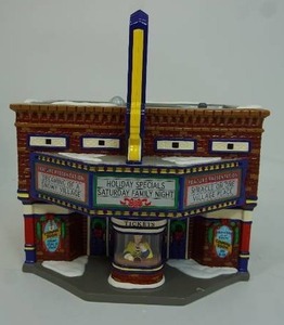 lot 69 image: Department 56 The Original Snow Village Collection Cinema 56 #56.54978 Year 1999