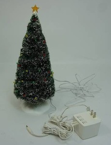 lot 80 image: Department 56 The Original Snow Village Collection Accessories Village Lighted Town Tree #56.52639 with 50 Mini Led Lights...