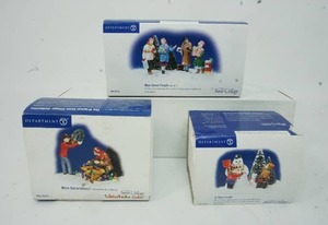 lot 88 image: Department 56 The Original Snow Village Collection Accessories More Decorations #56.55231, Is that Frosty #56.55030, Main Street Villagers #56.55134