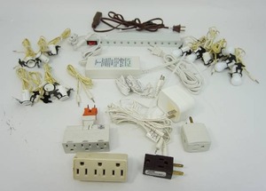 lot 106 image: Department 56 The Original Snow Village Collection Accessory  LeMax Etc. Village Building Lighting and Motion Accessories Adapters Extension Cords Etc.