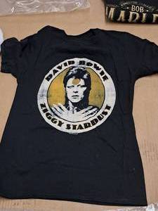 Small David Bowie Ziggy Stardust Rock T-Shirt