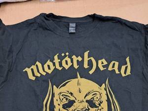 M&O Gold Small Motorhead Rock T-Shirt