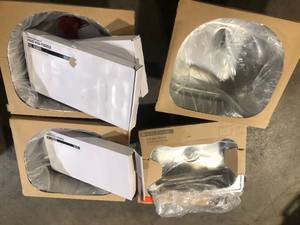 Lot of Assorted Stainless Steel Kitchen Sinks   Customer Returns See Pictures