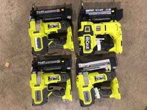 Lot of Ryobi Nailers  Customer Returns See Pictures