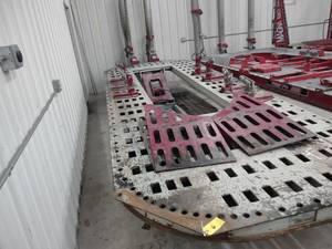 lot 6 image: Chief Frame Rack, Includes (7) Clam...