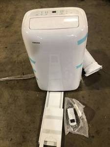 Toshiba 6,000 BTU Portable Air Conditioner Cools 250 Sq. Ft. with Dehumidifier and Remote Control in White   Customer Returns See Pictures