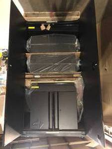 Husky 4-Piece Extra Wide Heavy Duty Welded Steel Garage Storage System     Customer Returns See Pictures