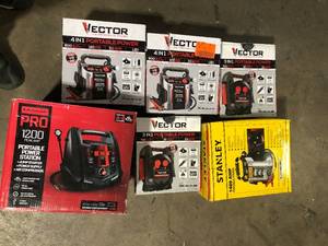 Lot of Assorted Portable Power Stations Various Models and Conditions Customer Returns See Pictures