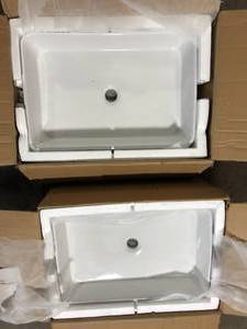 Lot of 2 Lordear Sinks review pictures customer returns