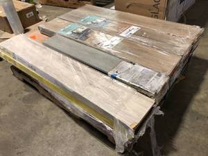 Pallet of Assorted Mixed Flooring Various Models and Conditions Customer Returns See Pictures