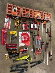 Lot of Hand Tools and Hardware Various Models and Conditions  Customer Returns See Pictures