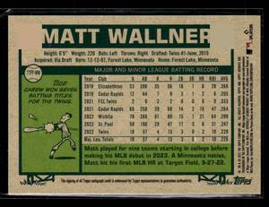 lot 122 image: 2023 Topps Archives Matt Wallner Autograph Rookie Card
