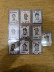 lot 73 image: (10) 1968 Topps Game Cards - Loaded with HOFers
