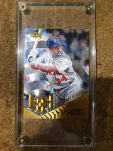 lot 162 image: 1996 Pinnacle Starburst Hardball Heroes Kirby Puckett #168