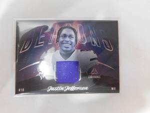 lot 163 image: 2023 Luminance Beacons Jersey Card Justin Jefferson #B-16