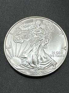 lot 3 image: 2020 1oz .999 Silver American Eagle