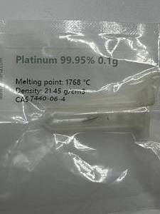 lot 17 image: .1g Platinum 99.95% Pure