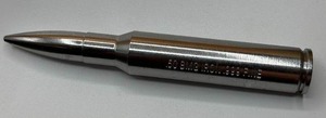 lot 24 image: .50 BMG Purified .999 Iron Shell 5 Inch Long (not real ammo)