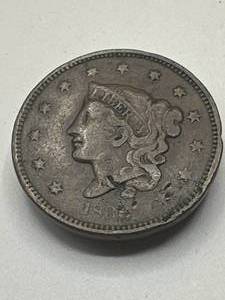 lot 58 image: 1834 Large Cent Penny