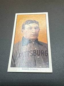lot 68 image: Honus Wagner Cigarette Baseball Card Reprint