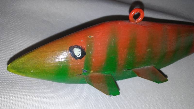lot 671 image: Spear Fishing Decoy R.W.